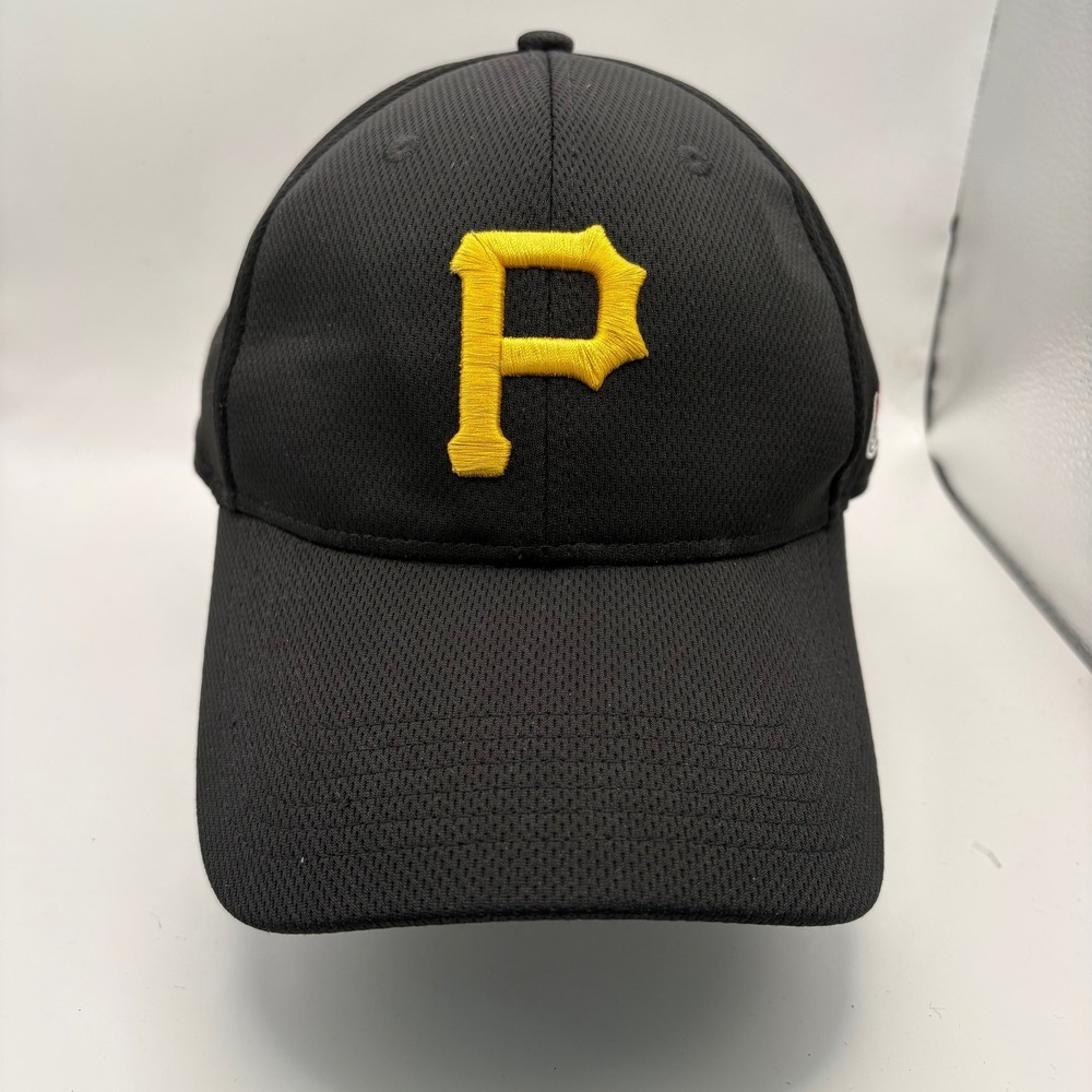 OC Sports Pittsburgh Pirates Team MLB Baseball Hat Black Yellow OSFM Adjustable
